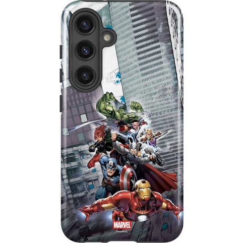 Marvel Avengers Attack Galaxy S25 Impact Case